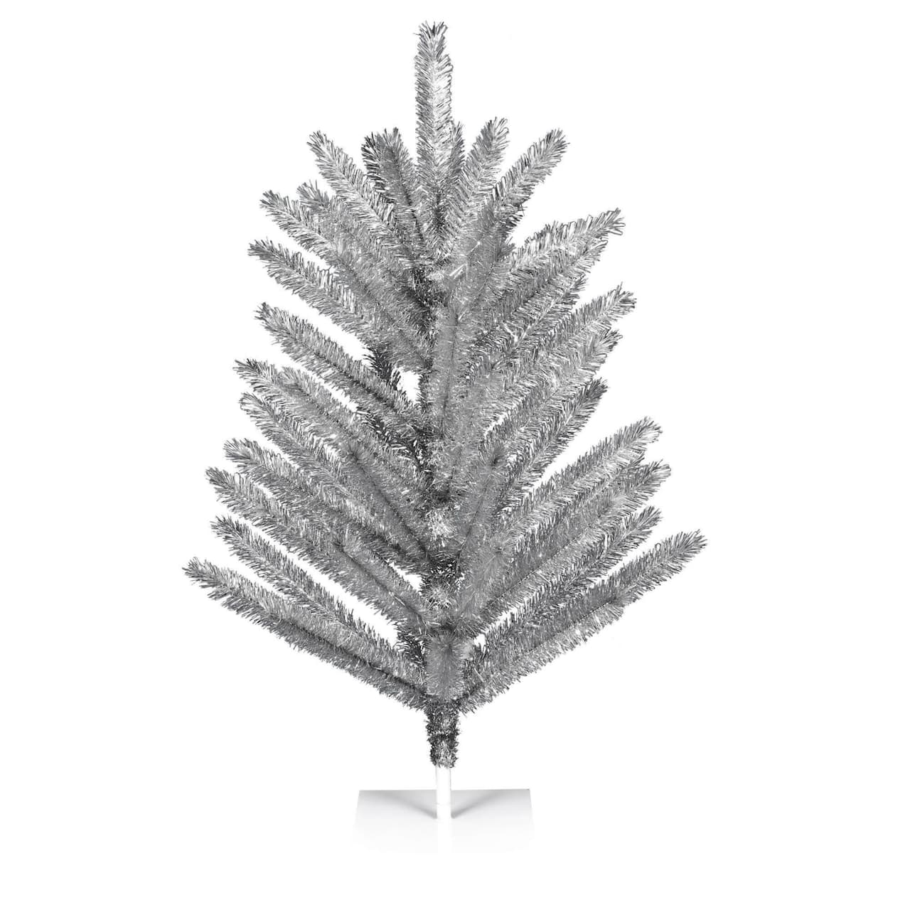 3ft. Unlit Silver Vintage Aluminum Artificial Christmas Tree